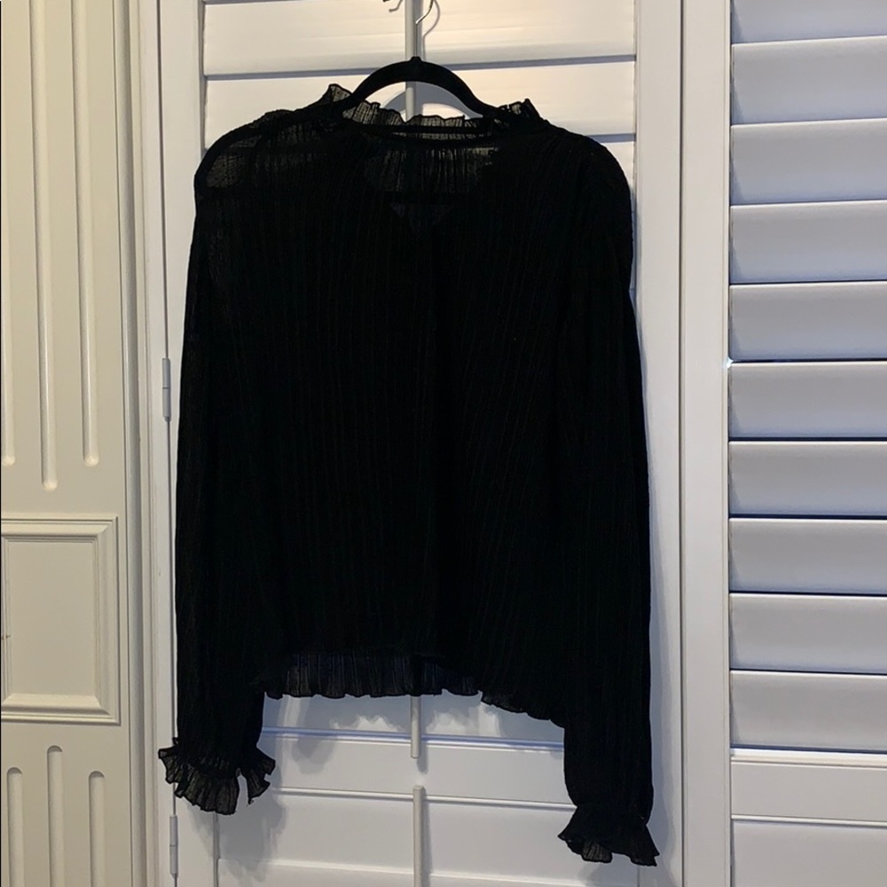 Topshop Sheer Blouse